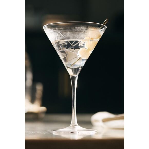 Anthropologie The Met Martini Glasses Set of 4 - Picture 1 of 10